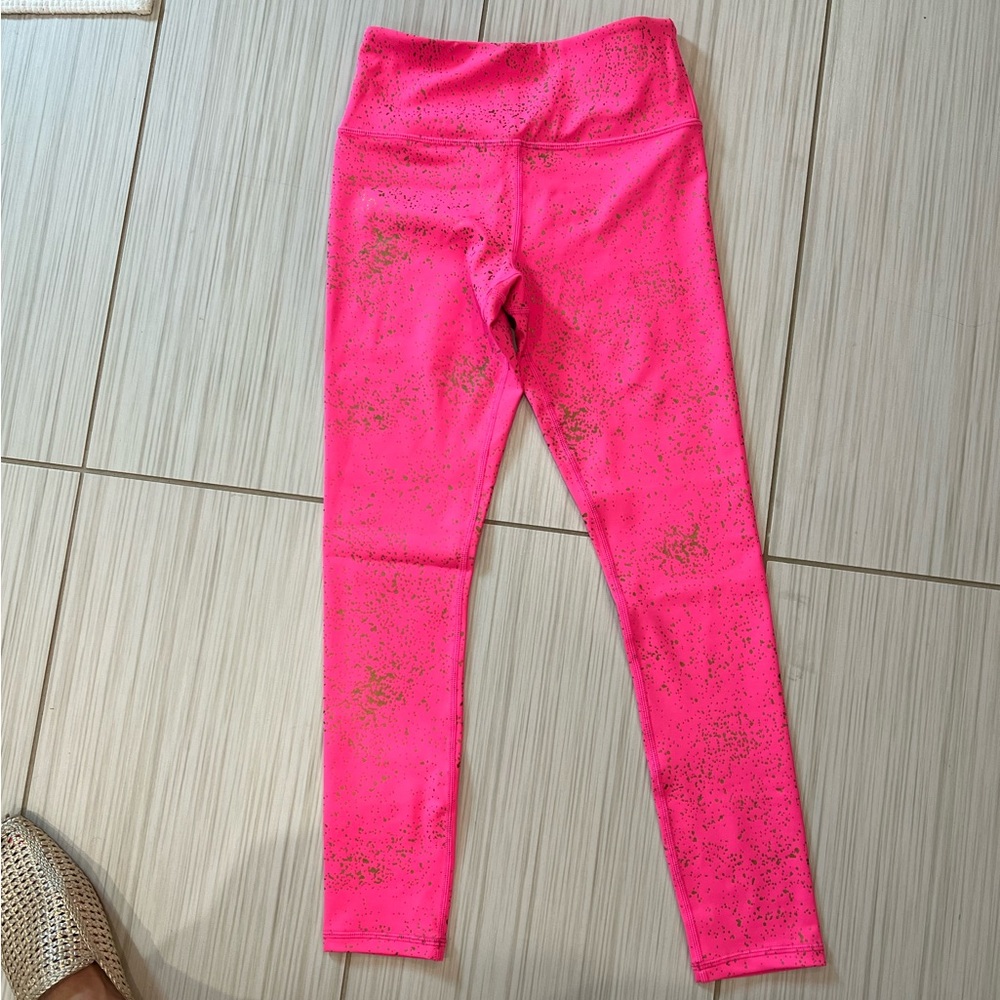 Zyia Splatter gold legging